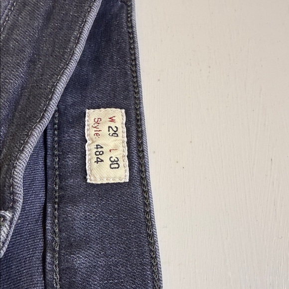 J. Crew 484 Slim-fit stretch jean in dark charcoal wash Size 32/34 - Picture 5 of 9